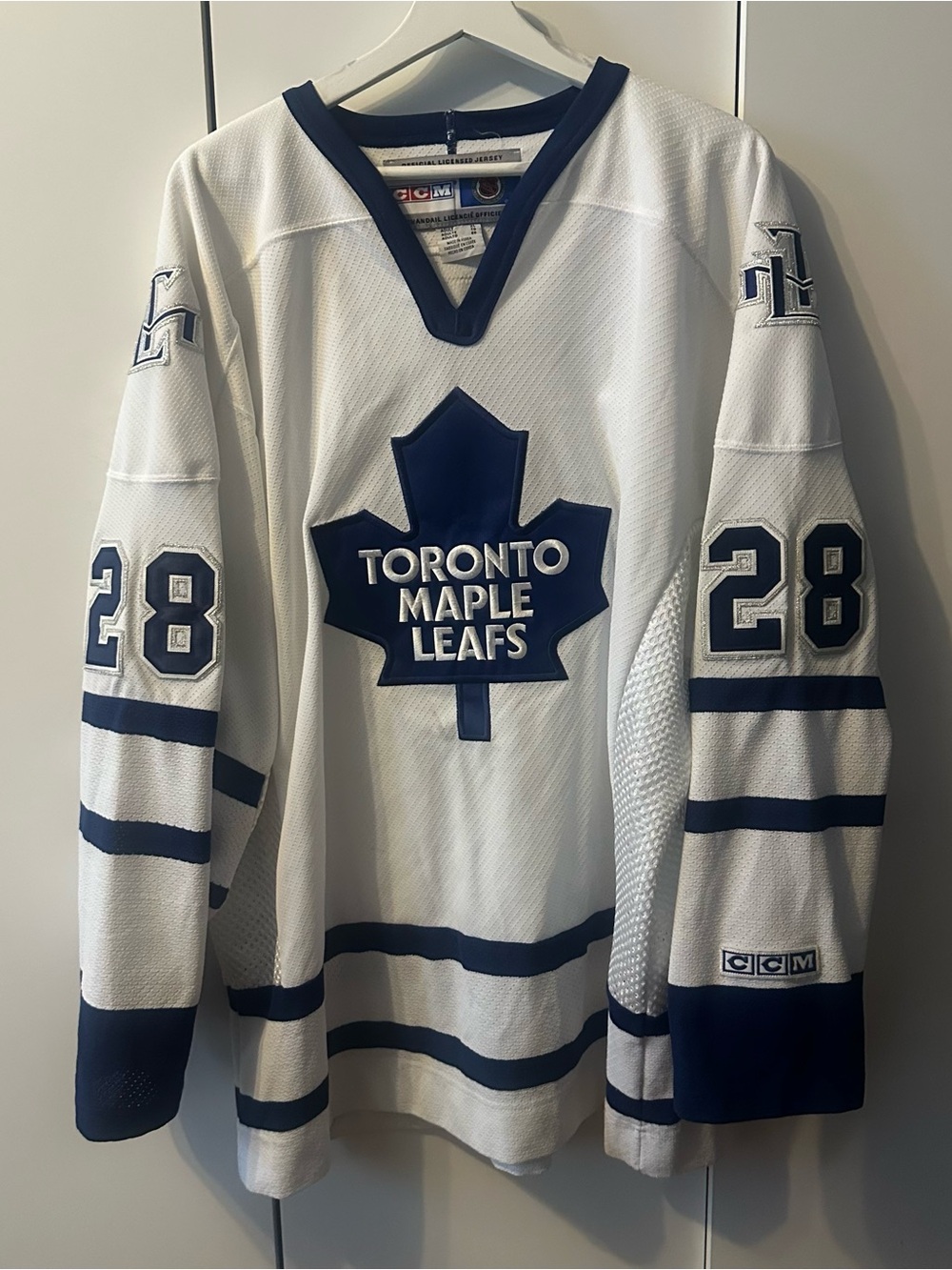 CCM Tie Domi Vintage NHL Toronto Maple Leafs Jersey